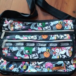 Cartoon Graphic Punk Crossbody Purse